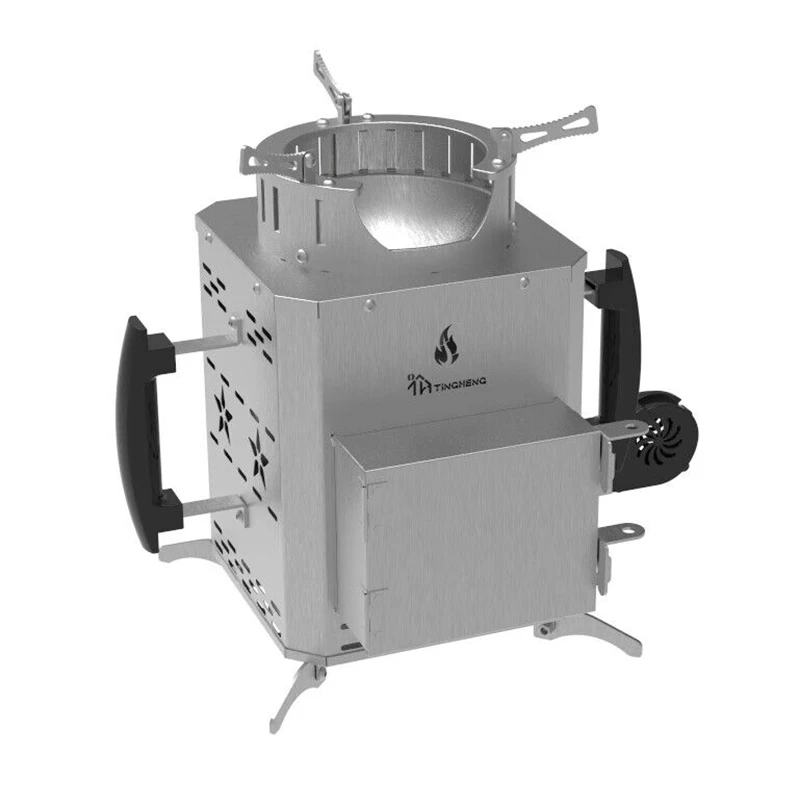 Outdoor Rectangular Firewood Stove